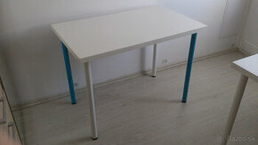 Stôl, biely (IKEA LINNMON)