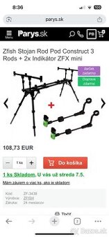 Stojan na prúty + swingre + púzdro na prúty
