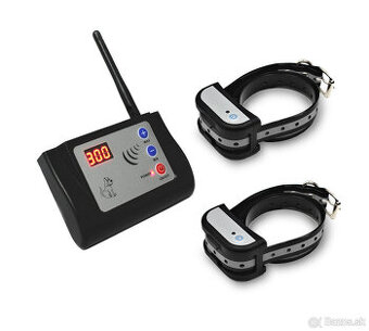 Bezdrôtový elektrický ohradník pre 2 psov, oplotok