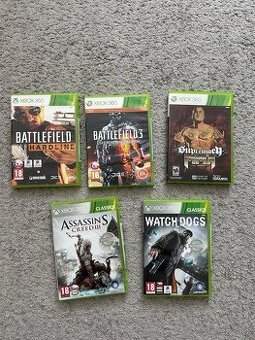 Hry na Xbox 360 - spolu 25€