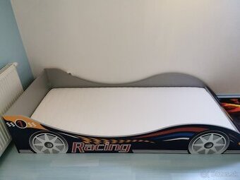 Detská, chlapčenská posteľ auto FORMULA, 90x200 cm