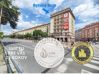 3 iz.byt na Račianskom mýte susediaci s hranicou Starého mes