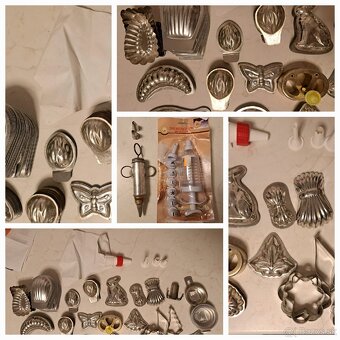 Starožitné Formy na pečenie + zdobičky