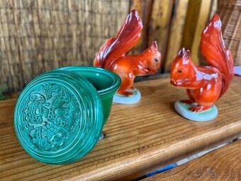 Porcelán a malachit