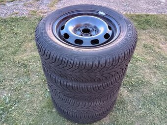 Sada kolies Škoda Octavia 1, plechové disky +pneu 195/65 R15