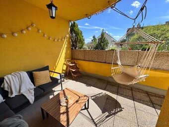 Slnečný 2i byt s 30 m² terasou, možnosť 3i, Rača – bez RK