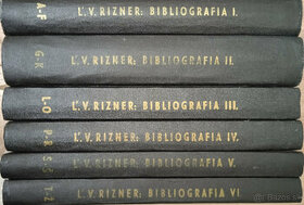 Ľudovít V. Rizner:Bibliografia písomníctva slovenského I.-VI