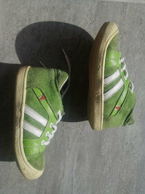 Detské topánky RAK zelené v24 CELOKOŽENé