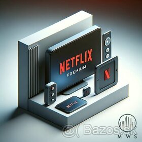 Oficiálne predplatné Netflix Premium / mesačná platba