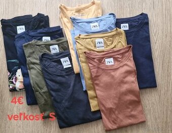 Pánske tričká Zara, Pull&Bear...