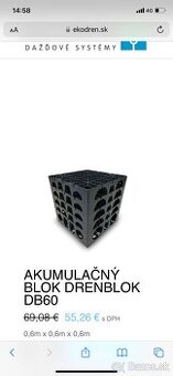 Drenážne kocky