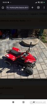 Predám elektricku decku štvorkolku