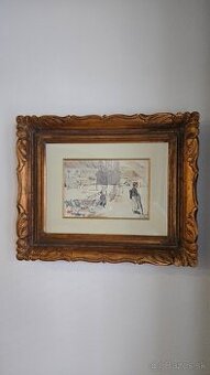 Obraz Martin Benka - Námestie v Hodoníne