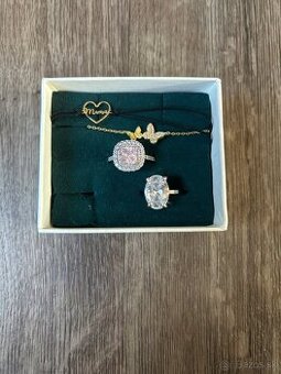 Strieborné prstene s náramkami