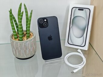 Apple iPhone 15 128GB Black | ZÁNOVNÝ