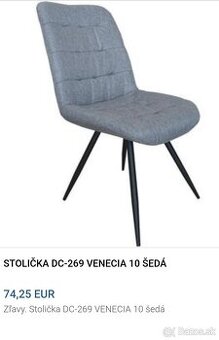 Na predaj Úplne Nové stoličky..