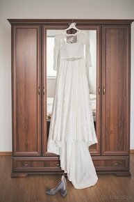 Svadobné šaty - veľkosť 34 - 1