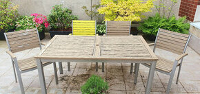 Záhradný nábytok / stôl a 4 stoličky