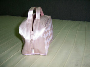 kozmetické tašky rúžova a biela -Nové