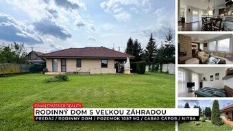 Rodinný dom s väčším pozemkom, Cabaj-Čápor