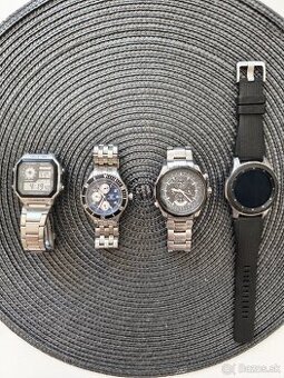 Predám hodinky Casio 2x,fossil,Samsung Galaxy watch