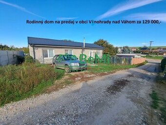 predane Na predaj rodinný dom v obci Vinohrady nad Váhom