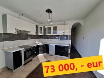 Na predaj veľkometr. 75m2, 2 izb byt Handlová