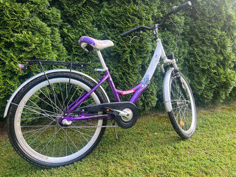 Dievčenský bicykel - detský 24-palcové kolesá