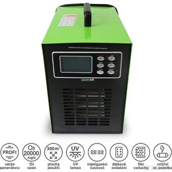 OzonAIR s UV lampou HM-20000-TC-UV