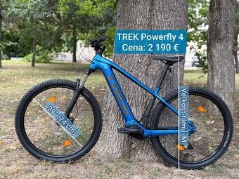 Trek Powerfly e-bike Bosch, top stav, len 174 km