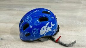 Detská prilba ABUS Smiley 2.0 Blue Sharky