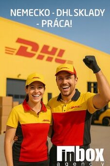 🟢 NEMECKO - DHL SKLADY  - 60 pozícií v Septembri, Oktoóbri