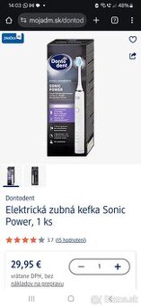 Sonicka elektrická zubná kefka