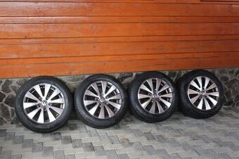 Disky R16 originál Vw + zimné pneumatiky