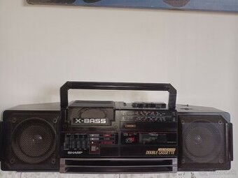 Sharp WQ 354 radiomagnetofon retro kazeťák