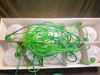 Retro vianocne osvetlenie zlatokov s