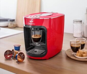 Predám nepoužívaný kávovar Tchibo Cafissimo MINI Salsa Red