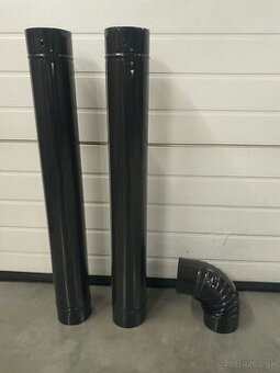 Kominove smaltovane rury 130 + koleno 130