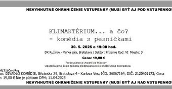 KLIMAKTÉRIIUM... a čo?