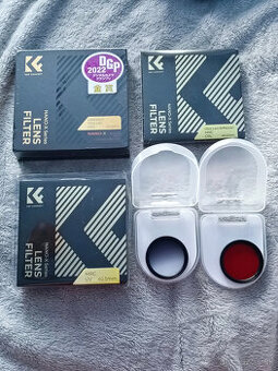 Sada filtrov: UV, CPL, Variabilni ND a GND, Cerveny filter