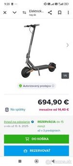 Elektrická kolobežka nová