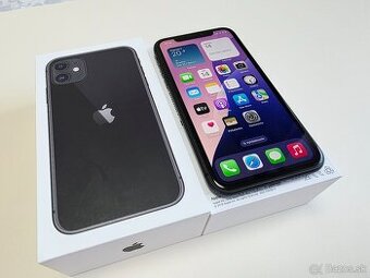 APPLE IPHONE 11 128GB Black TOP STAV,ZDRAVIE BATERKY 100%