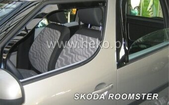 Deflektory - Protiprievanové plexi Škoda Roomster 5D od 2006
