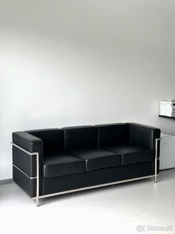 SEDAČKA BAUHAUS LE CORBUSIER BLACK - 3 MIESTNA