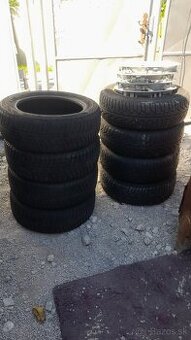 Zimné pneumatiky 185/60R15, 185/65R15 disky+puklice Dacia