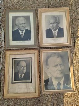 4 obrazy ceskoslovenskych prezidentov