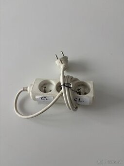 Predlžovací prívod s 3 zásuvkami – položky 204-206