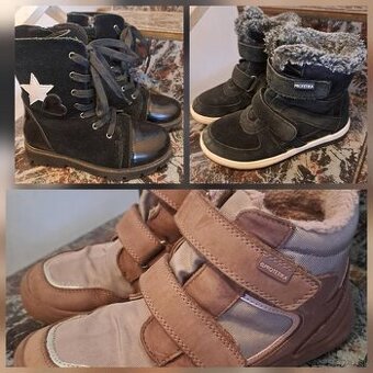 3x dievčenské čižmy