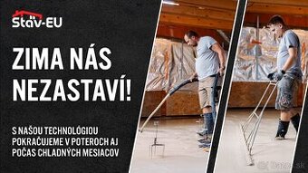 Realizujeme anhydritové potery v okrese Levoča