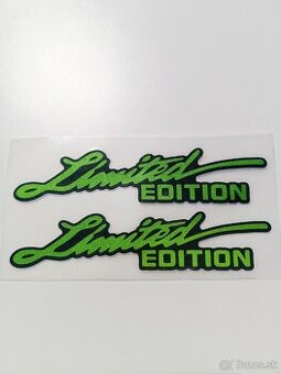 Nové zelené nálepky Limited Edition
